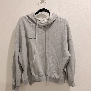 cropped hoodie